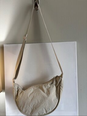 Uniqlo Cream Crescent Shoulder Bag